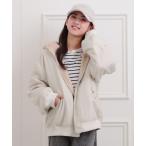 ショッピング子供服 ブルゾン アウター リバーシブルフェイクファーブルゾン キッズ 子供服 女の子