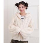 ショッピング女の子 ブルゾン アウター 耳付きフェイクファーブルゾン キッズ 子供服 女の子