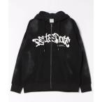 パーカー 裏起毛ワイドシルエットZIPパーカー メンズ レディース