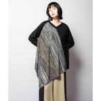 ニット セーター アシンメトリーニットプルオーバー レディース