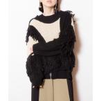 ショッピング2way カーディガン 2WAY切替ニットカーディガン レディース