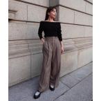 ショッピングチェーン パンツ 「谷川菜奈さんコラボ」チェーン付きワイドパンツ / 1215230903 レディース