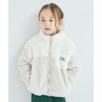 ブルゾン アウター 「ましゅまろボア」洗える/軽い/ふんわり ユニセックス 配色ボアフリースブルゾン キッズ 子供服 男の子 女の子