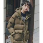 ショッピングダウンコート ダウンコート ダウンジャケット 「TAIONコラボ」ボリュームフードダウンコート レディース メンズ