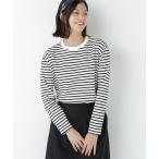 ショッピングtシャツ レディース tシャツ ボーダーロングスリーブＴシャツ レディース