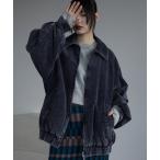 ブルゾン アウター ウォッシュ加工コーデュロイブルゾン/セットアップ レディース