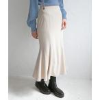 スカート 2025秋冬新作 ウィンターレースアップマーメイドスカート