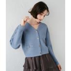 ショッピングドゥ カーディガン 2025秋冬新作 金ボタンVネックカーディガン レディース