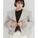 ショッピングドゥ コート アウター 2025秋冬新作 ビッグカラーショートコート レディース