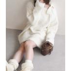 ショッピングドゥ ニット セーター 2025秋冬新作 肩リボン ふわもこ ニット レディース