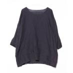 [URBAN RESEARCH DOORS] длинный рукав туника FREE темно-синий женский 