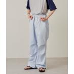[WHIMSIC] легкий брюки FREE голубой женский 