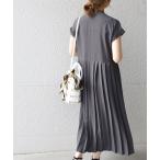 ショッピングONE 「SHIPS any」 半袖ワンピース ONE SIZE チャコールグレー レディース