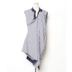 ショッピングノースリーブ 「Sacai」 ノースリーブワンピース 3 ネイビー レディース