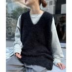 「CIAOPANIC TYPY」 ニットベスト ONE SIZE ブラック レディース
