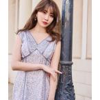 「Her lip to」 ノースリーブワンピース S パープル レディース