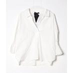 [PAGEBOY] длинный рукав блуза FREE белый женский 
