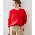 ショッピングウール ニット セーター ウールカシミヤMIX 2WAYヘンリー レディース