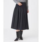 スカート 「カタログ掲載」「ウォッシャブル」ダイヤジャカードシャーリングスカート