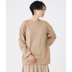 トレーナー スウェット 「ウォッシャブル」ゼブラモチーフラメスウェットプルオーバー レディース