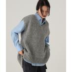ベスト ジレ 「Tricots Jean Marc」Vネックモヘア混ベスト/431297 レディース