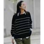 ニット セーター 12ゲージコットンミックスアソートニットプルオーバー レディース