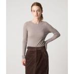 ショッピングシルク tシャツ 「Steven Alan」コットン シルク リブ クルーネック カットソー レディース