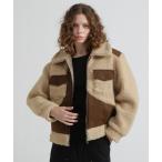 ショッピングコンビ ブルゾン アウター 「直営店限定」BOA COMBI JACKET/ボアコンビジャケット レディース