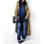 ショッピングつなぎ 「antiqua」 オールインワン FREE ブルー系その他 レディース