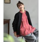 「soulberry」 長袖ブラウス LL レッド レディース