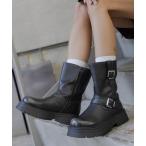 ショッピングエンジニアブーツ 「PAGEBOY」 ショートブーツ MEDIUM ブラック レディース