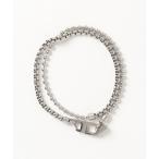 「DIESEL」 ブレスレット UNI シルバー メンズ