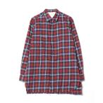 「ESTNATION」 長袖ネルシャツ MEDIUM クリアレッド メンズ