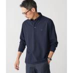 「SHIPS」 長袖ポロシャツ MEDIUM ネイビー メンズ