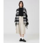 ショッピングブラックレーベル マフラー ストール クレストブリッジチェックフード付きストール レディース