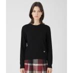 ショッピングブラックレーベル ニット セーター レーヨンストレッチケーブルニット レディース