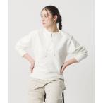 tシャツ コットン レースアッププルオーバー レディース