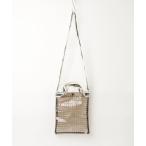 「beautiful people」 ショルダーバッグ - グレー レディース