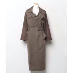 [DouDou] тренчкот 36 зеленый женский 