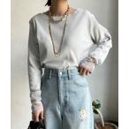 ショッピングカットソー 「DouDou」 長袖カットソー FREE ライトグレー レディース