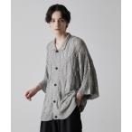 [CLEL] вязаный кардиган M серый мужской 