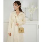 コート アウター スカラップ ロング マウンテンパーカー le reve vaniller レディース