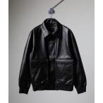 ショッピングモッズ ミリタリージャケット モッズコート ATU　フェイクレザーA-2タイプ