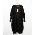 ショッピングIS カーディガン 553225：蝶々チュール×ラメ入りニットカーディガン レディース