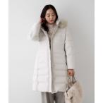 ショッピングダウンコート ダウンコート ダウンジャケット 「はっ水機能/フード取り外し可/防寒」ロングダウンコート レディース