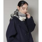 ストール マフラー カシミヤチェックストール レディース