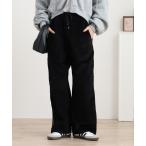ショッピングTIB パンツ Arinomama ワイド サイドラインパンツ コーデュロイ Corduroy レディース