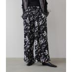 パンツ モノトーン柄パンツ レディース