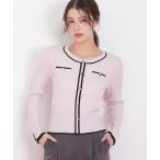 ニット セーター バイカラーケーブルニット レディース