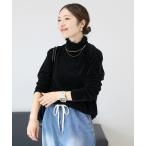 tシャツ シアーベロアタートルプルオーバー レディース